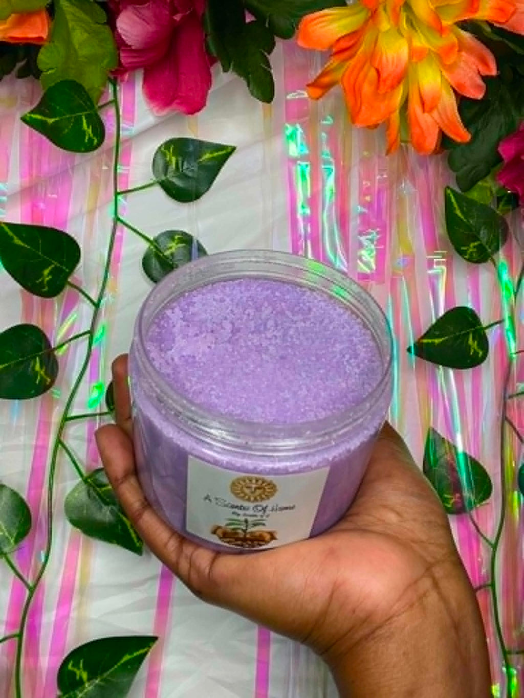 Large Purple Moon Sugar Scrub