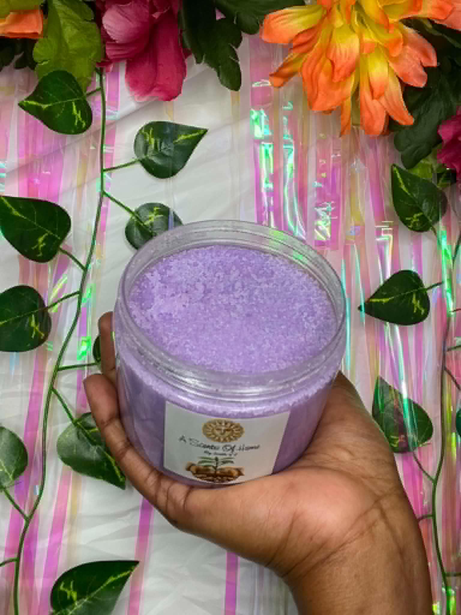 Large Purple Moon Sugar Scrub